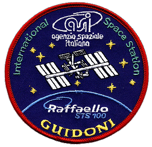 Patch STS-100 Umberto Guidoni