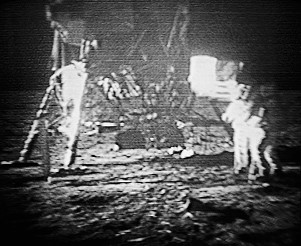 TV broadcast from the moon
