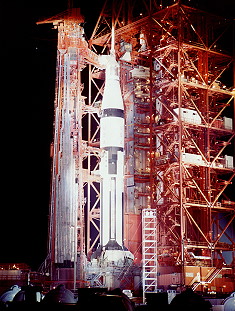 Apollo 7 auf der Startrampe
