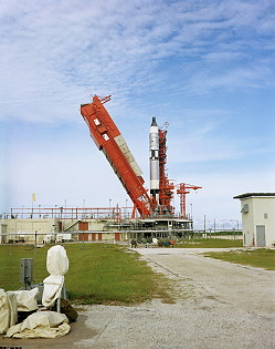 Gemini 11 auf dem Weg zur Startrampe