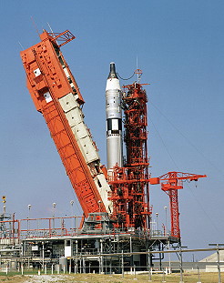 Gemini 4 auf der Startrampe