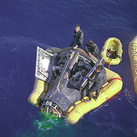 Gemini 8 landing