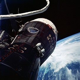 Gemini 9A im Orbit