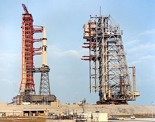 Skylab 2 on launch pad