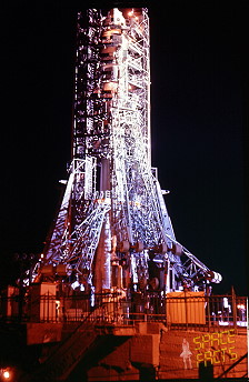 Soyuz 15 on the launch pad