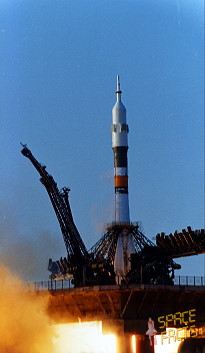 Soyuz T-11 launch