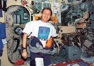 Flade an Bord der Mir