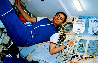 Soyuz TM-15 Tognini onboard Soyuz TM-15 Tognini onboard