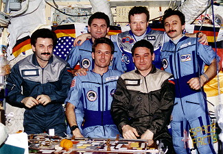 Soyuz TM-25 onboard Soyuz TM-25 onboard