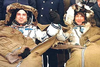Soyuz TM-28 recovery