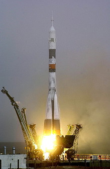 Soyuz TM-31 launch