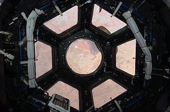 Die Fenster von Cupola sind offen