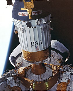 STS-34 Galileo deployment