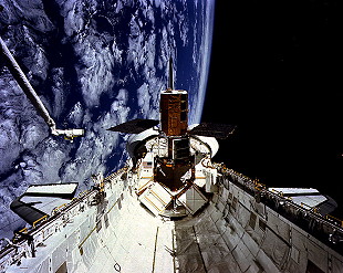 STS-41C im Orbit