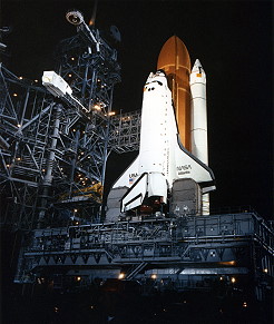 STS-51J auf der Startrampe