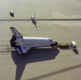 Arbeiten nach der Landung