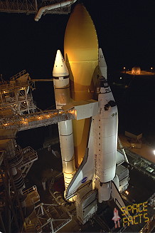 STS-98 on launch pad