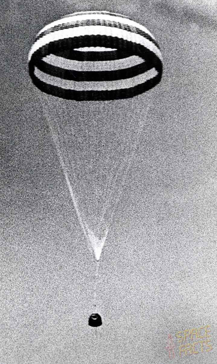 Image result for soyuz 3 landing