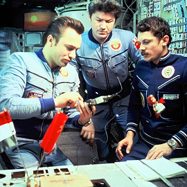 Crew Sojus 36 an Bord von Saljut 6