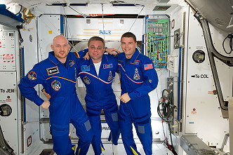 Crew Soyuz TMA-13M inflight