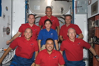 traditional in-flight photo STS-128