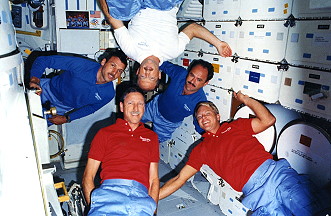 traditionelles Bordfoto STS-26