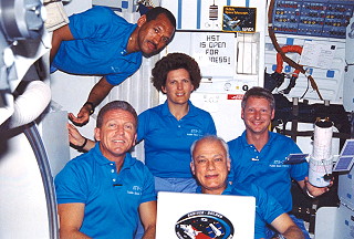 traditionelles Bordfoto STS-31