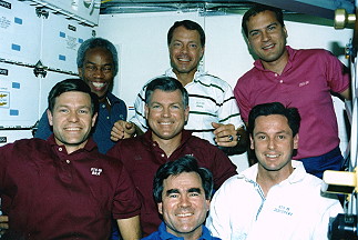 traditionelles Bordfoto STS-39
