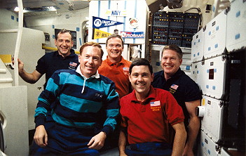 traditionelles Bordfoto STS-41