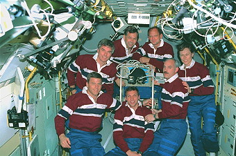 traditionelles Bordfoto STS-42