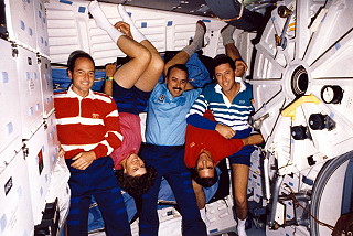 traditionelles Bordfoto STS-43