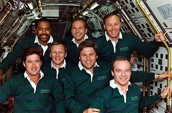 traditionelles Bordfoto STS-55