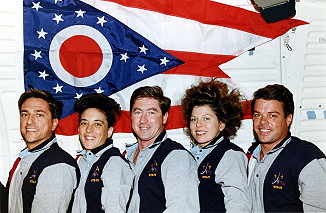 traditionelles Bordfoto STS-70