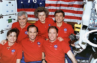 traditionelles Bordfoto STS-76