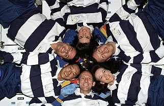 traditionelles Bordfoto STS-99