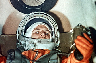 Gagarin an Bord von Wostok