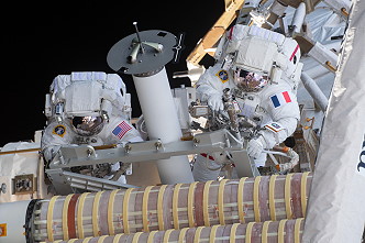 EVA Thomas Pesquet und Shane Kimbrough am 20. Juni 2021