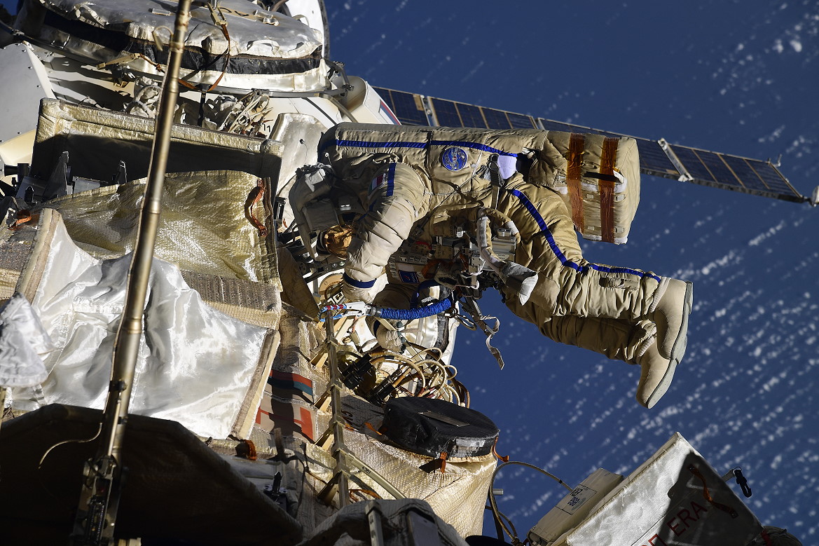 EVA Samantha Cristoforetti am 21. Juli 2022