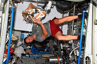 Thomas Pesquet onboard ISS