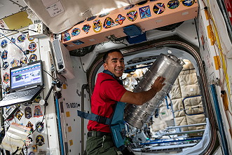 Raja Chari an Bord der ISS