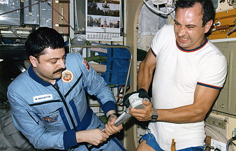 Leben an Bord der Mir