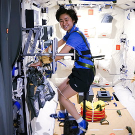life onboard Tiangong