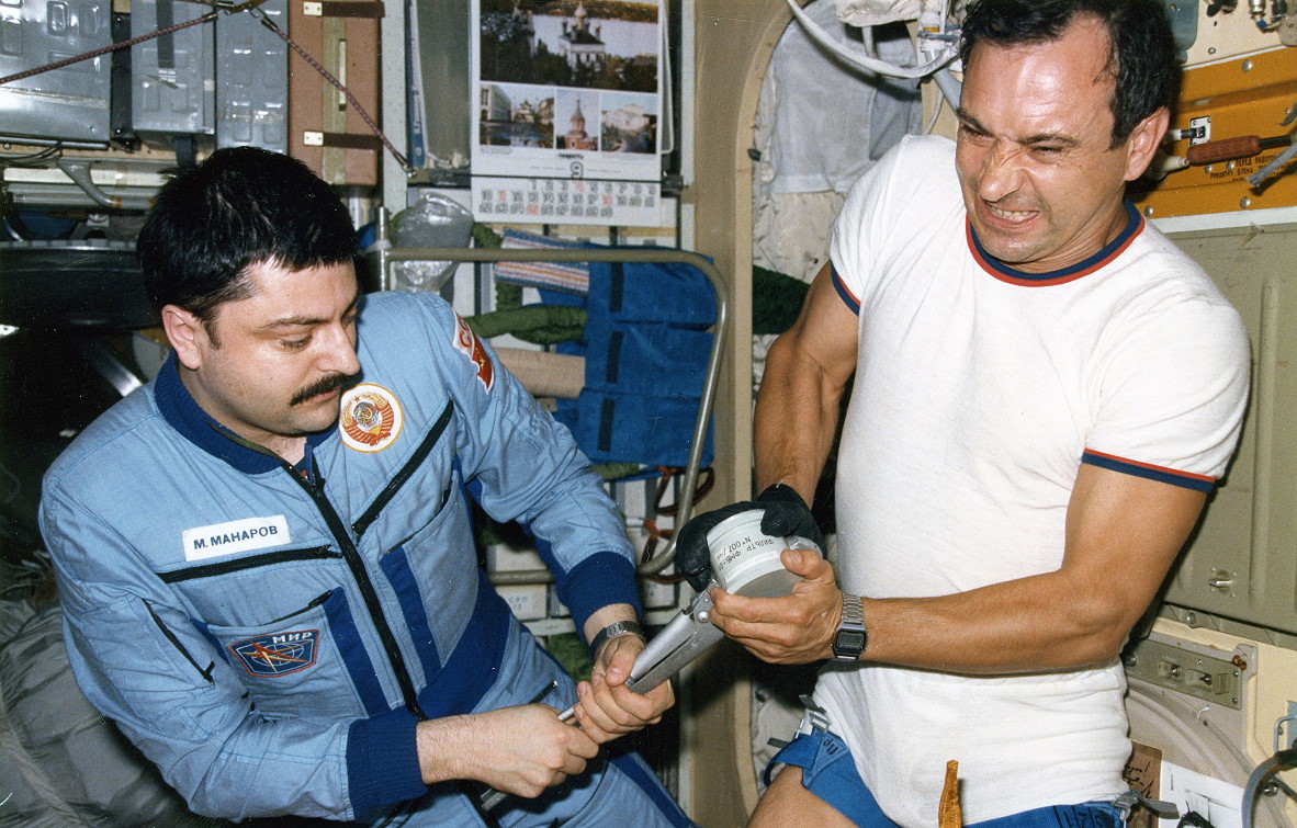 Leben an Bord der Mir