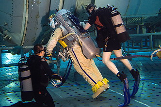 Oleg Kononenko in EVA training