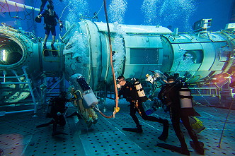 Oleg Kononenko in EVA training