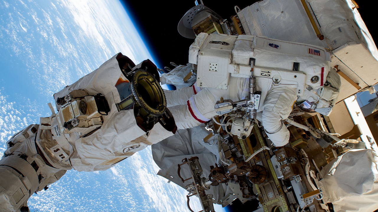 EVA Sunita Williams am 30. Januar 2025