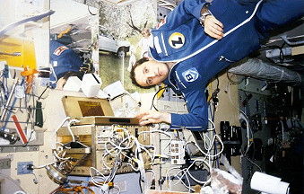 Leben an Bord der Mir