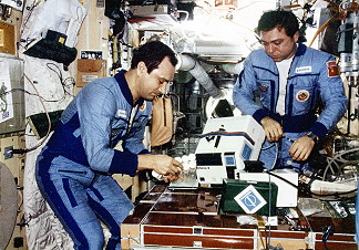 life onboard Mir life onboard Mir