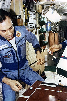 life onboard Mir life onboard Mir