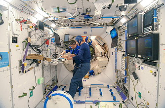 Leben an Bord von Tiangong